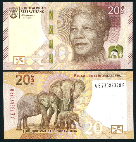 20 rand  (90) UNC Banknote