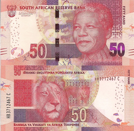50 rand  (90) UNC Banknote