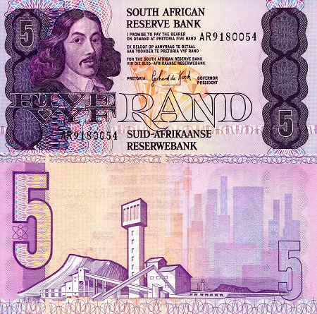 5 rand  (90) UNC Banknote