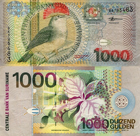 1,000 Gulden  (60) VF Banknote