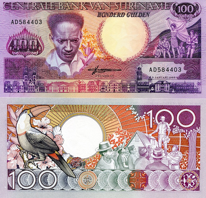 100 gulden  (85) AU-UNC Banknote