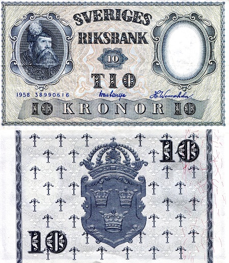 5 kronor  (90) UNC Banknote