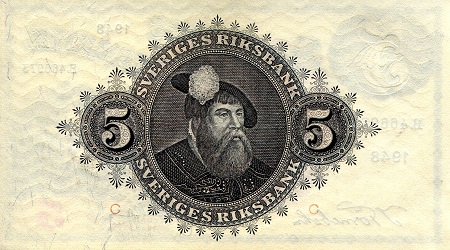 5 kronor  (80) AU Banknote