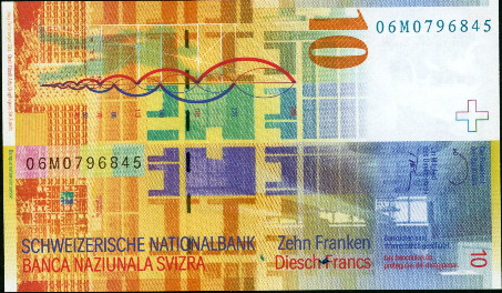 10 francs  (90) UNC Banknote