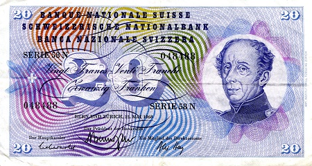 20 franken  (50) F Banknote