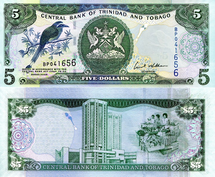5 dollars  (85) AU-UNC Banknote