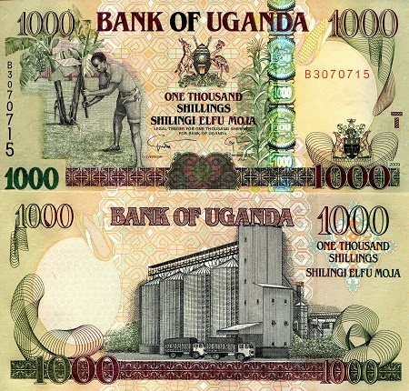 1000 shillings  (90) UNC Banknote