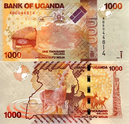 1000 shillings  (90) UNC Banknote