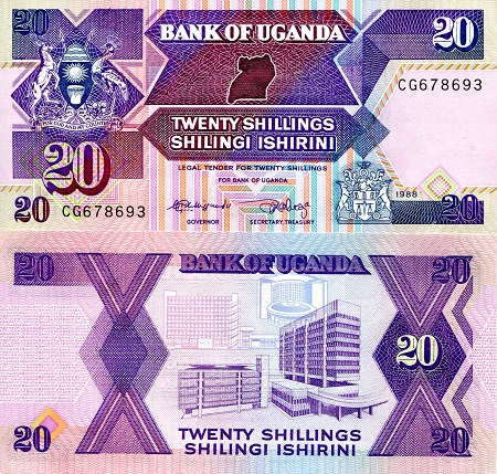 20 Shillings  (90) UNC Banknote