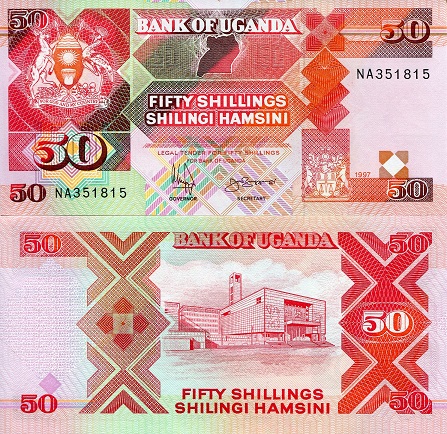 50 Shillings  (90) UNC Banknote