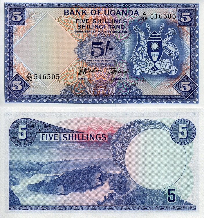 5 shillings  (90) UNC Banknote