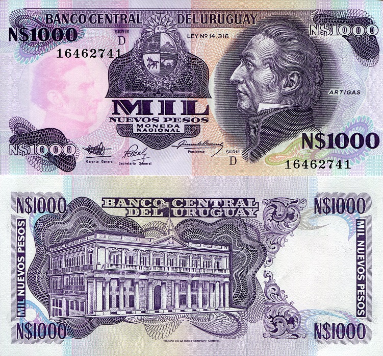 1000 nuevos pesos  (90) UNC Banknote