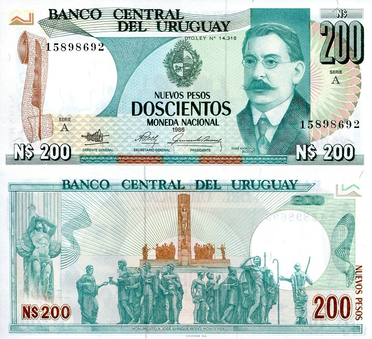 200 nuevos pesos  (90) UNC Banknote