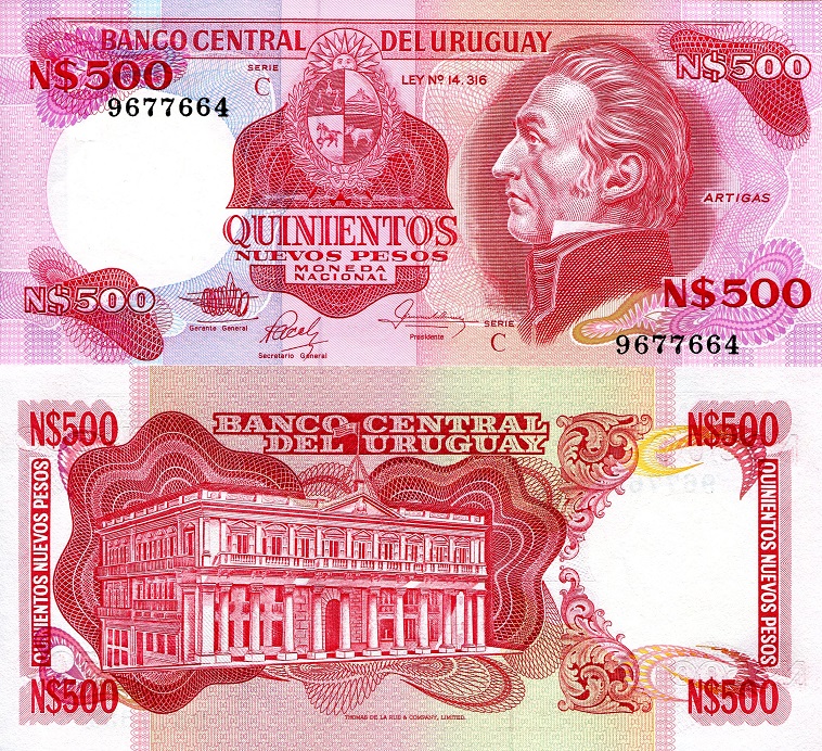 500 nuevos pesos  (90) UNC Banknote