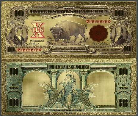 10 Dollars  (90) UNC Banknote