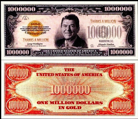 1,000,000 dollars  (90) UNC Banknote