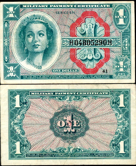 1 dollar  (55) F-VF Banknote