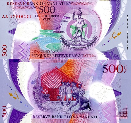 500 Vatu  (90) UNC Banknote