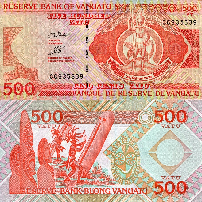 500 vatu  (90) UNC Banknote
