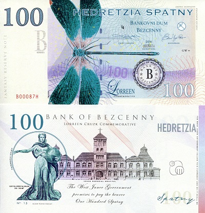 100 spatny  (90) UNC Banknote