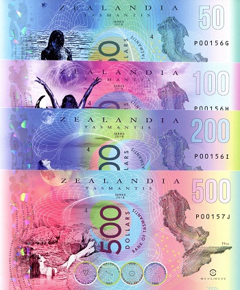 50-500 dollars  (90) UNC Banknote