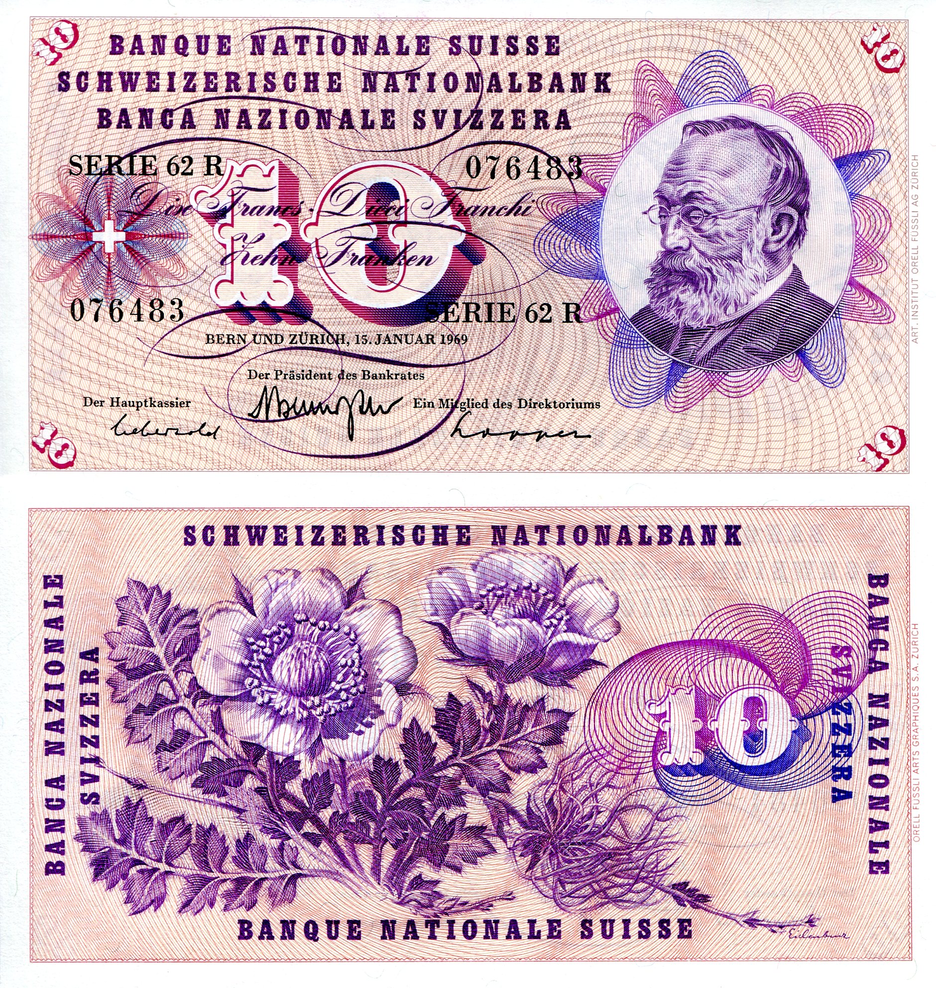 10 franken  (50) F Banknote